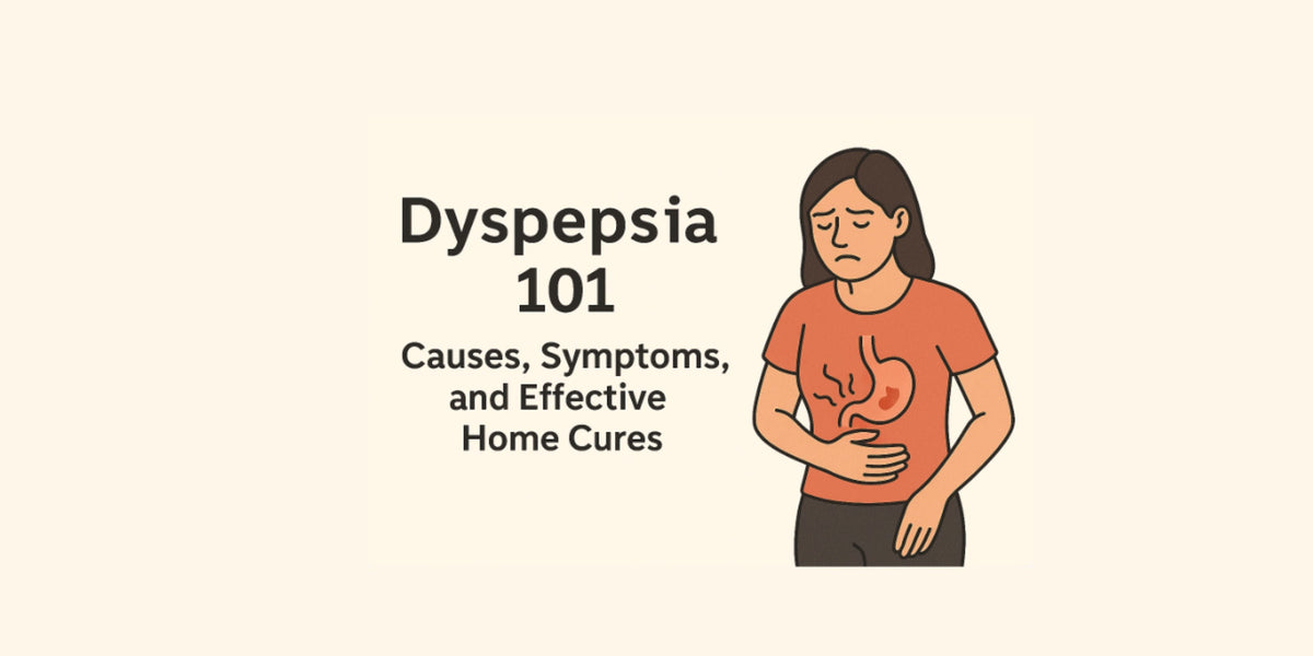 women suffering from dyspepsia
