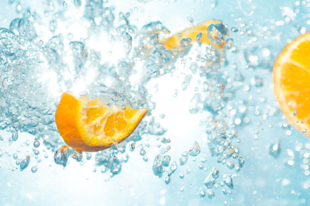 Sparkling water.