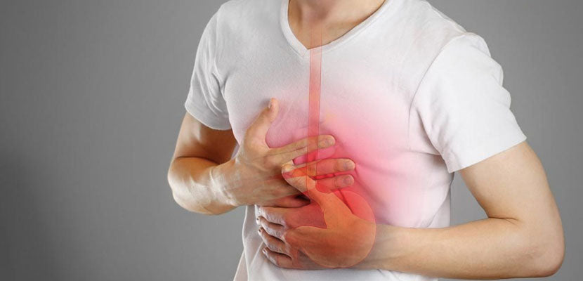 A man with heartburn