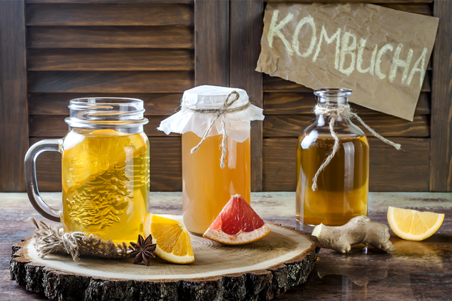 3 Jugs of Kombucha